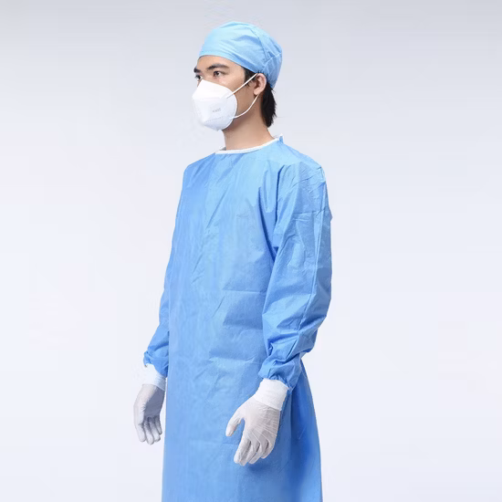 Hot Sale Disposable Hospital Uniform Surgical Isolation Gown