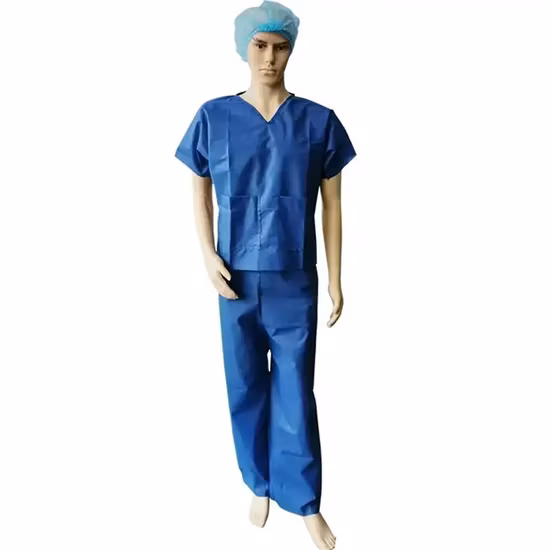 Disposable Scrubs Suit with Pockets
